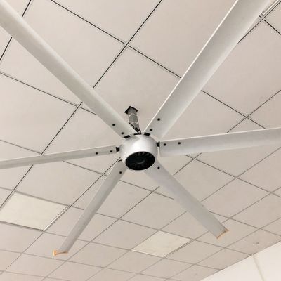 Quiet 1.5kW 24FT High Speed HVLS Big Industrial Electric Ceiling Fan with PMSM Motor