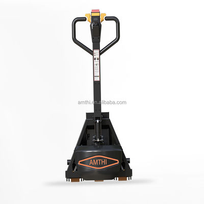High Lift Truck 1 Ton Wheels Nylon PU Power Souce DC MOTOR AMTHI Scissor Lift Pallet Truck