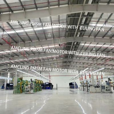 12ft 10ft 8ft Large HVLS Ceiling Fan with Waterproof Protection Feature and BLDC Motor