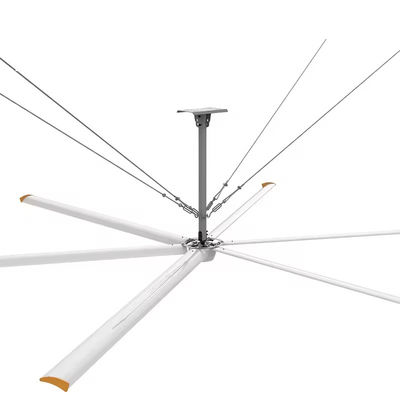 AMCLING 220V 380V Axial Flow Fan 1500W Permanent Magnet Synchronous HVLS Ceiling Fan
