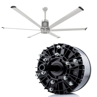 Big Industrial Cooling Hvls Fans 380v Large 3 Phase Motors from with Aluminum Blades